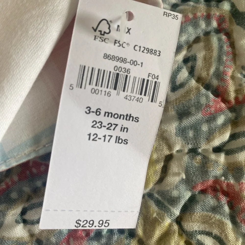 NWT Gap Floral Ruffled Romper Size 3-6